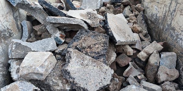 Weniger Bauabfälle aufbereitet