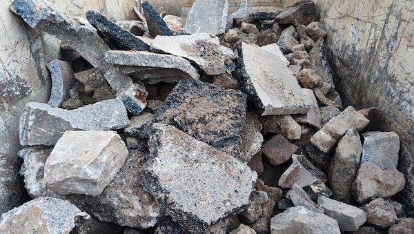 Weniger Bauabfälle aufbereitet