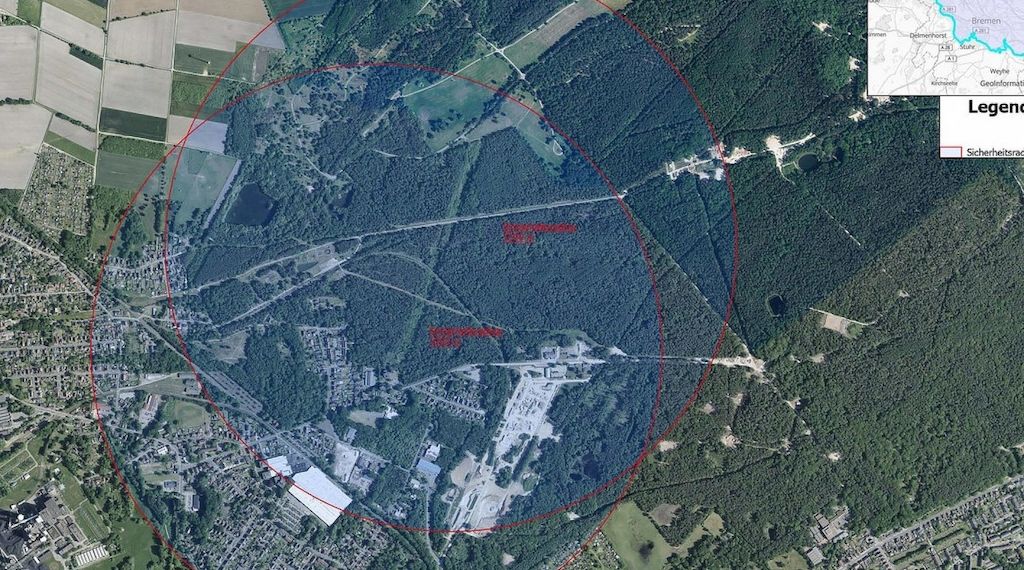 Evakuierung in Bremen-Farge wegen Verdachts auf zwei Weltkriegsbomben