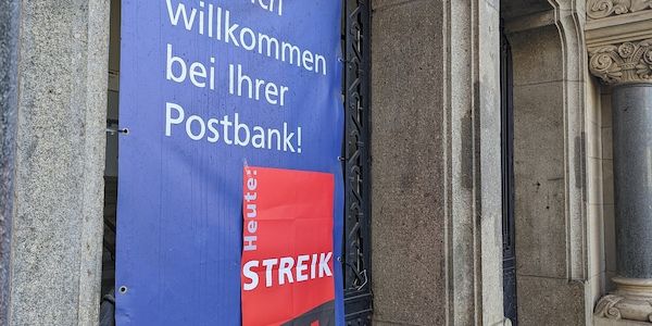 Verdi ruft zu Warnstreiks bei Postbank auf