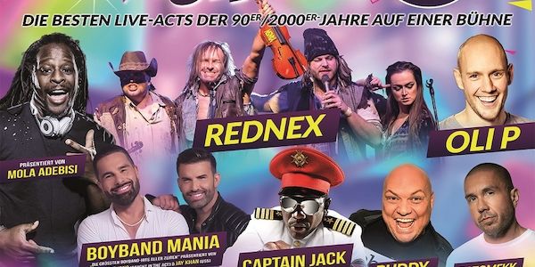 Diese Stars erleben Sie live beim 90/2000 Olymp auf dem Zentralen Festplatz am Kurt-Schumacher-Damm!