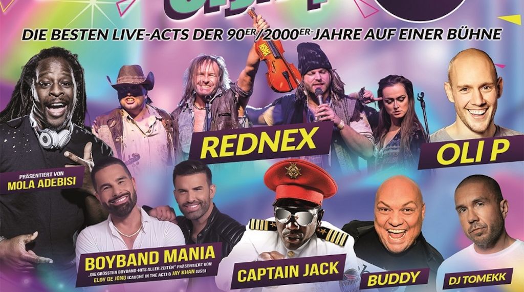 Gratis Tickets für den 90/2000er Olymp (Open-Air) am 29. Mai für die ganze Familie in Berlin