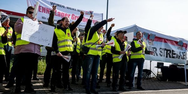 Verdi-Warnstreik im Großhandel in Berlin und Brandenburg