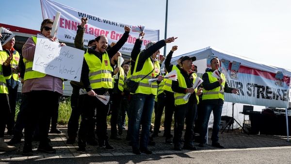 Verdi-Warnstreik im Großhandel in Berlin und Brandenburg