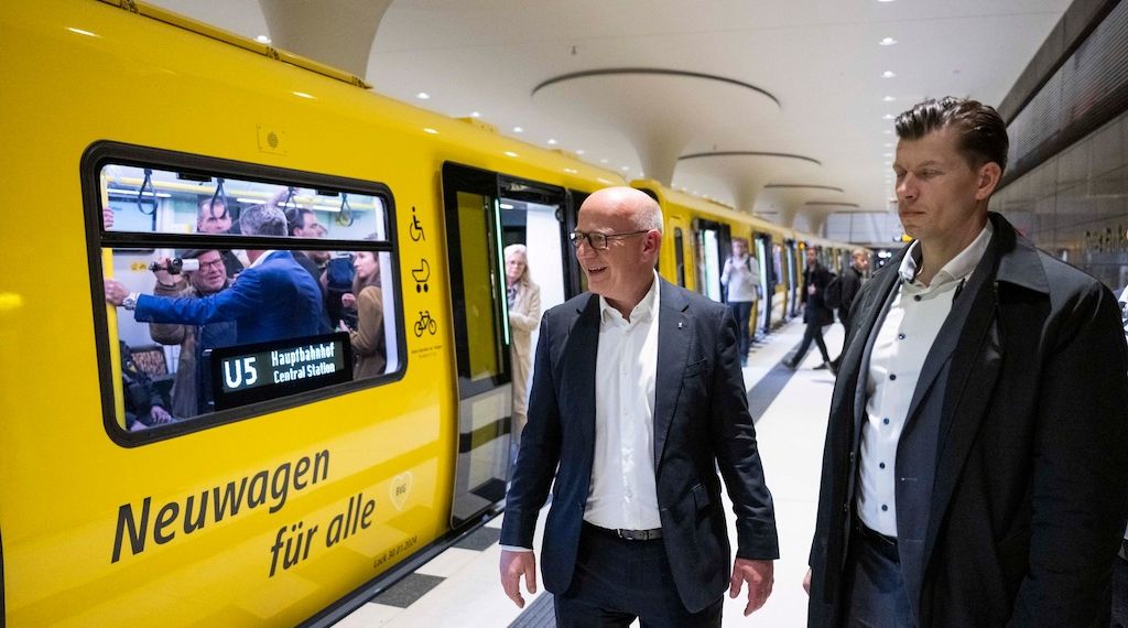 Neue U-Bahnen für Berlin - Start auf der U5