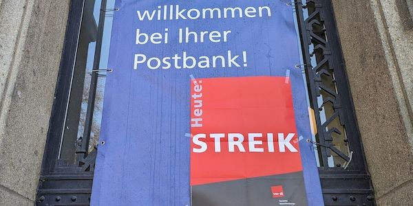Verdi kündigt weitere Streiks bei der Postbank an