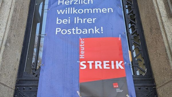 Verdi kündigt weitere Streiks bei der Postbank an