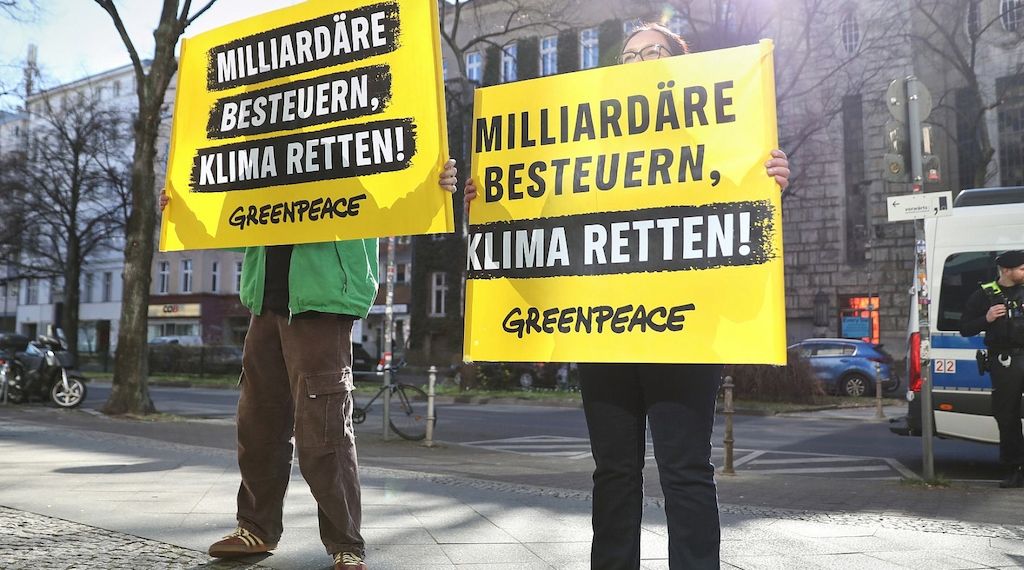 Greenpeace kritisiert wachsende Zahl an Superreichen