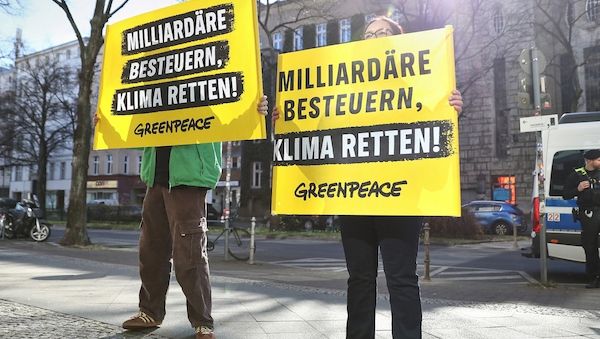 Greenpeace kritisiert wachsende Zahl an Superreichen