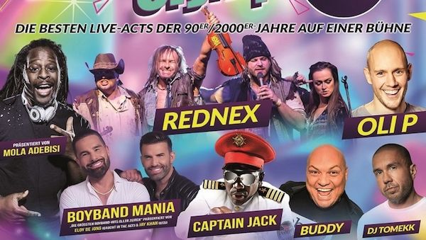 Gratis Tickets für den 90/2000er Olymp (Open-Air) am 29. Mai für die ganze Familie in Berlin