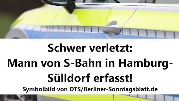 Schwer verletzt: Mann von S-Bahn in Hamburg-Sülldorf erfasst