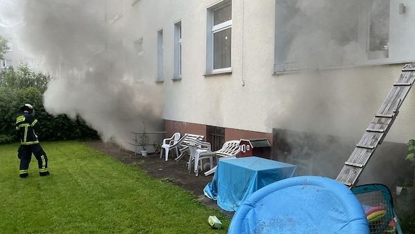 Kellerbrand in Dortmund-Körne
