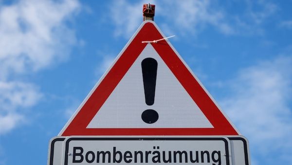 Bombenentschärfung in Oranienburg - Sperrkreis eingerichtet