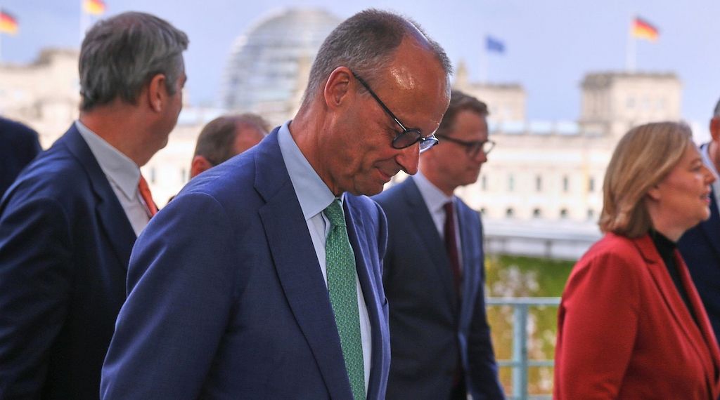 Linke kritisiert Merz nach Treffen mit Sozialpartnern