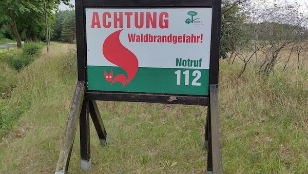 Feuerwehrverband warnt vor Vegetationsbränden durch Hitze