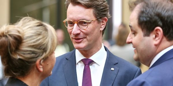 Wüst, Neubaur und Liminski treffen EU-Vizepräsidenten in Brüssel
