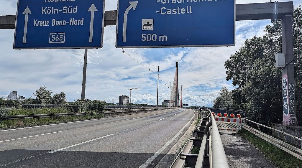 Bonner Nordbrücke wird nicht wieder freigegeben