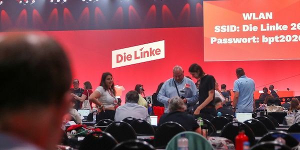 Linke startet Parteitag in Potsdam