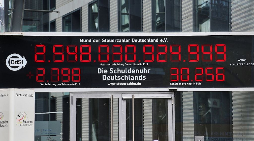 Öffentliche Schulden im ersten Quartal um 2,4 Prozent gestiegen
