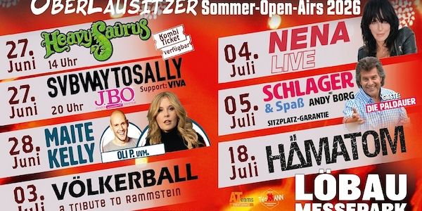 Oberlausitzer Sommer Open Airs im Messepark Löbau!