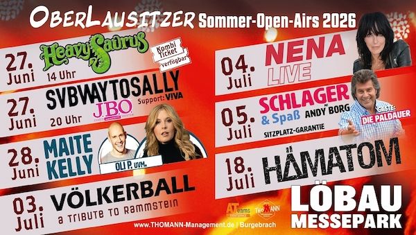 Oberlausitzer Sommer Open Airs im Messepark Löbau!