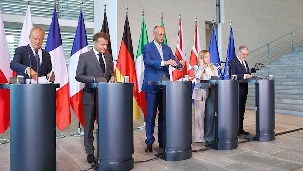 E5-Staaten demonstrieren Geschlossenheit vor Nato-Gipfel