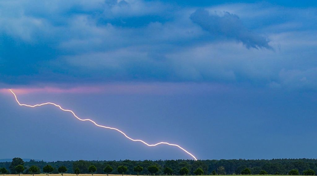 Starkregen und schwere Gewitter im Süden Brandenburgs