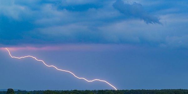 Starkregen und schwere Gewitter im Süden Brandenburgs