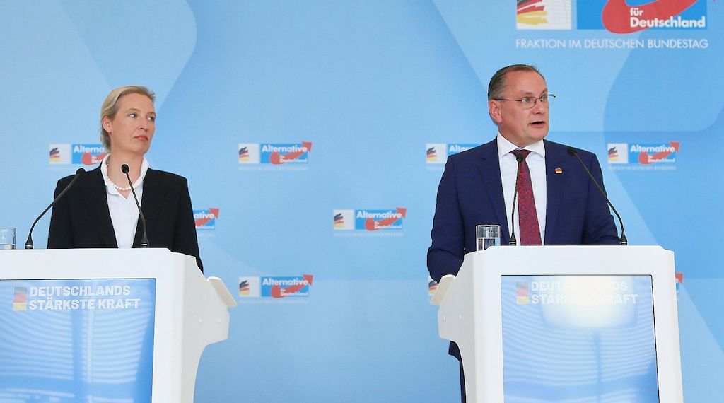 Chrupalla verteidigt AfD-Doppelspitze gegen interne Kritik