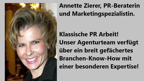 Annette Zierer, PR-Beraterin und Marketingspezialistin
