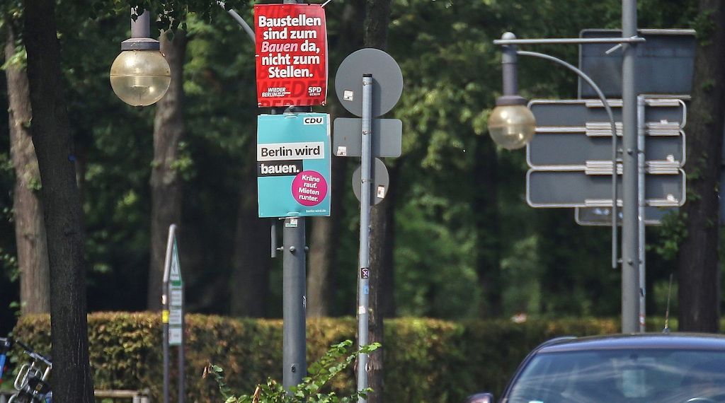Umfrage: CDU in Berlin wieder knapp vor Linken