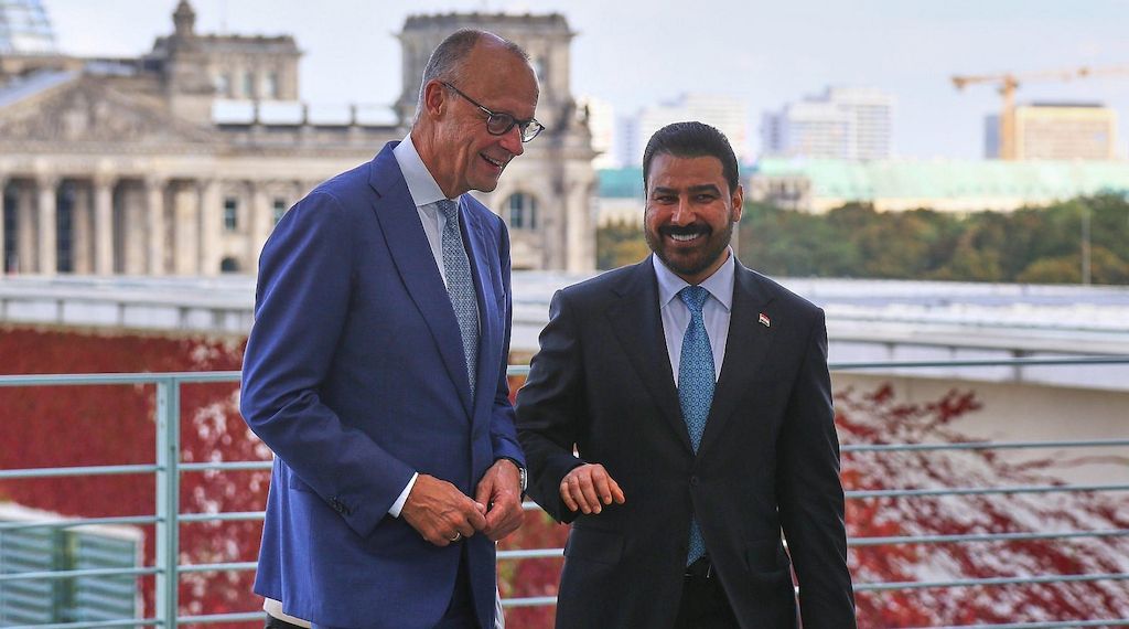 Merz und al-Zaidi wollen engere wirtschaftliche Zusammenarbeit