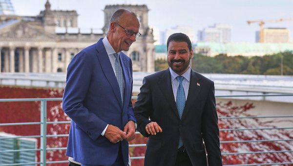 Merz und al-Zaidi wollen engere wirtschaftliche Zusammenarbeit