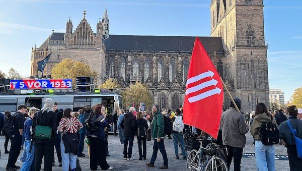 Proteste in Magdeburg vor konstituierender Sitzung des Landtags