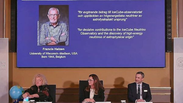 Belgischer Astrophysiker Halzen erhält Physik-Nobelpreis