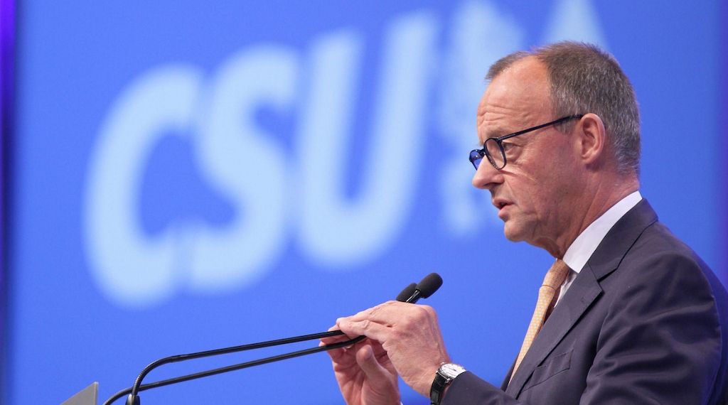 CSU-Parteitag: Merz ruft Union zu Geschlossenheit auf